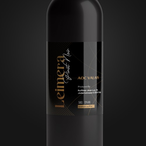 new label for my first own wine ! Design by nomaden.studio