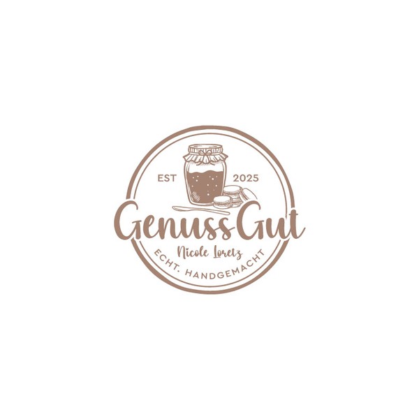 Elegant hand-drawn logo concept