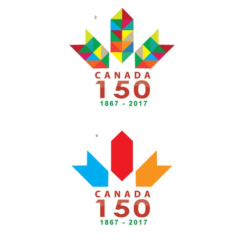 Community contest: Design Canada’s 150th birthday logo! Design by Maksow