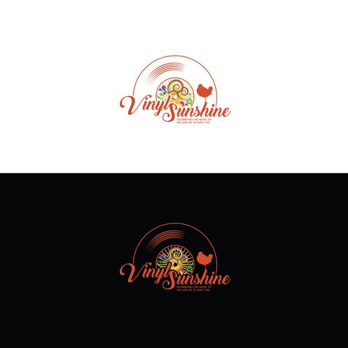 Vinyl Sunshine needs an uplifting retro, 60s/70s BAND logo Design by Kristina2-d