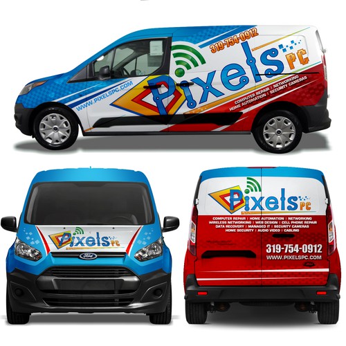 Awsome Van Wrap for Pixels PC!! Design by Tanny Dew ❤︎