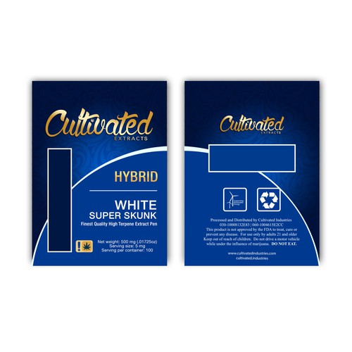 Simple package for vape pen Design by Auralia Graphics