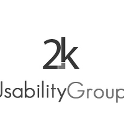 2K Usability Group Logo: Simple, Clean Réalisé par S!NG
