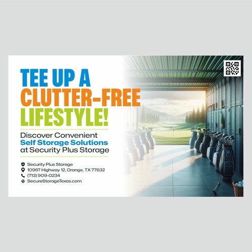 Eye-catching Illustration for Self Storage Ad in Golf Scorecard Design by Faisal Zulmi™