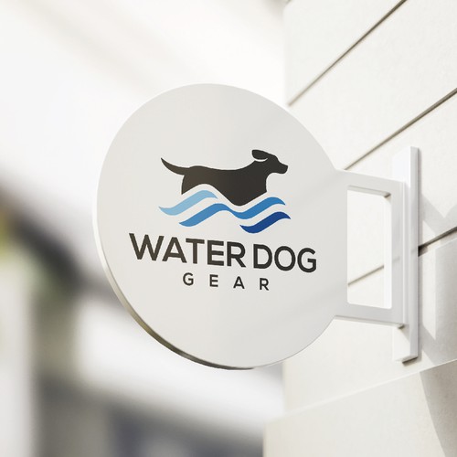 Diseño de Action Water Dog Splash logo needed for mfg and retailer of active/sporting dog gear de Manu P C