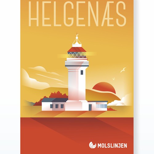 Design di Multiple Winners - Classic and Classy Vintage Posters National Danish Ferry Company di maspoko