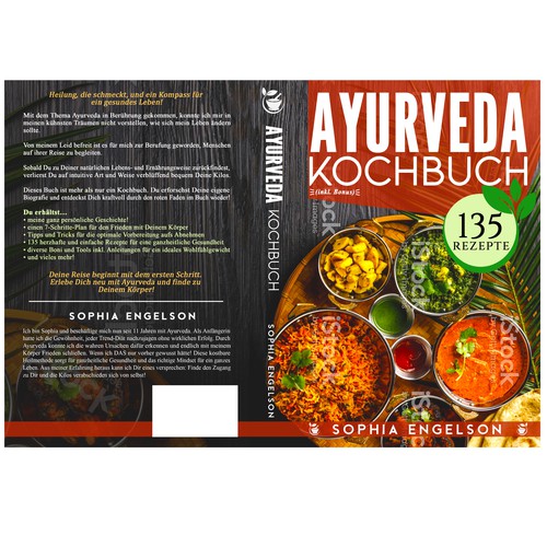 Book-Cover for Ayurveda Cookbook - Cover für Ayurveda Kochbuch Design by JervyDesign