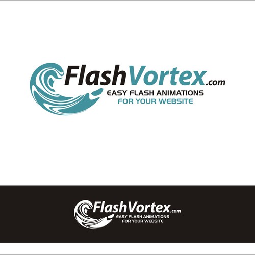 FlashVortex.com logo Design by artjonas