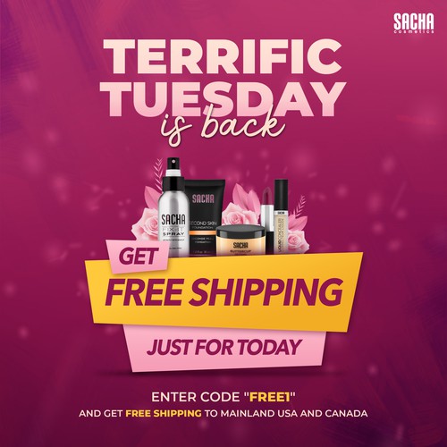 Sacha Newsletter Terrific Tuesday デザイン by Amico Moch