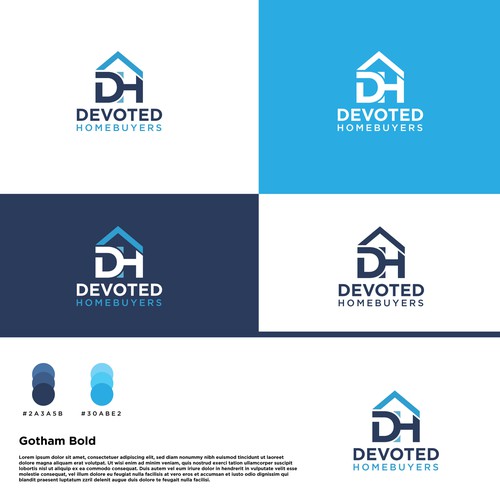 Devoted Homebuyers Logo Design by Spider0421