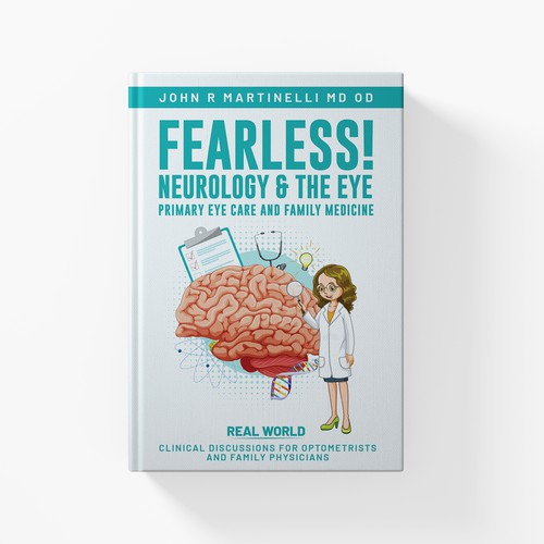 Medical Cover about Neurology & The Eye/Vision in a bold yet engaging style for a new educational series for physicians. Design by GFX_Expert™