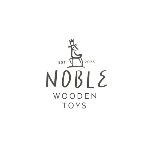 Design a playful new logo for a handmade wooden toy business Diseño de DaliaKK