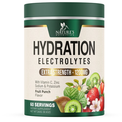 Hydration Electrolytes Design Needed for Nature's Nutrition Design by UnderTheSea™