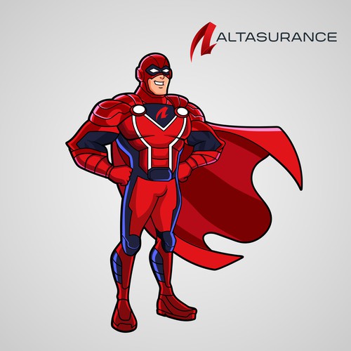 Design an Awesome Superhero Mascot for Insurance Firm Design by harwi studio