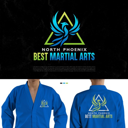 North Phoenix Best Martial Arts school logo Design by jimzz