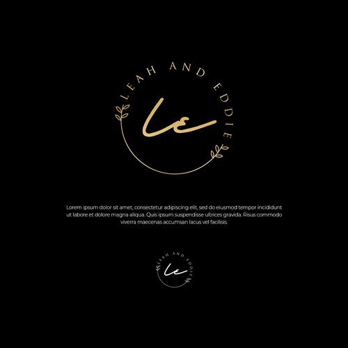 Wedding Monogram Logo Design by The Seño