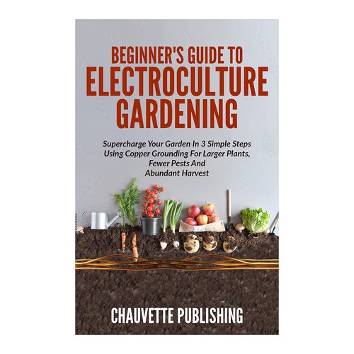 unique ebook cover for gardening book Design by DezignManiac