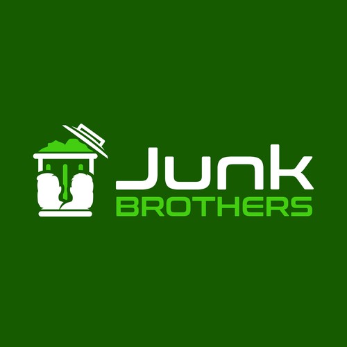 Fun logo for our local, family owned junk removal business Design by NuriCreative