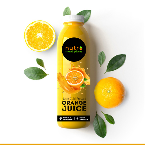 Easy Orange Juice Bottle.. Full Wrap! Design by Aarif Sumra