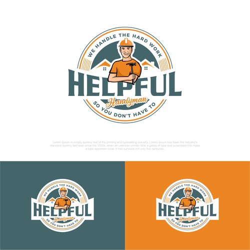 Handyman branding for new business in Iowa Design by websmartusa