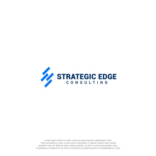 Sophisticated logo with an edge Design by oakbrand™