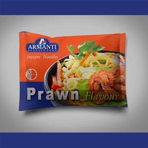 Diseño de New Armanti Instant Noodles de syakuro