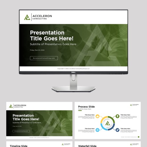 Modern impactful powerpoint template Design by Wisden