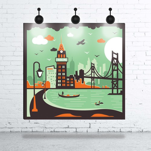 Community Contest: Create a great poster for 99designs' new Oakland office (MULTIPLE WINNERS!) Design von georgedesigner