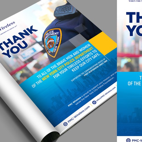 Print ad - NYPD Diseño de mellanicarddesign