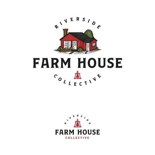 Design a mid-century modern, hipster logo for "Farm House Collective" retail & hospitality venue Design by willibertvs