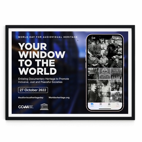 Poster Design for a worldwide audiovisual event Design von vsardju