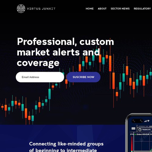 Landing page design contest entry by Intricate
