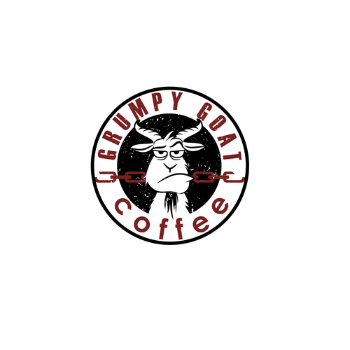 Grumpy Goat Coffee Shop, fun, modern, and powerful Design by zliki@