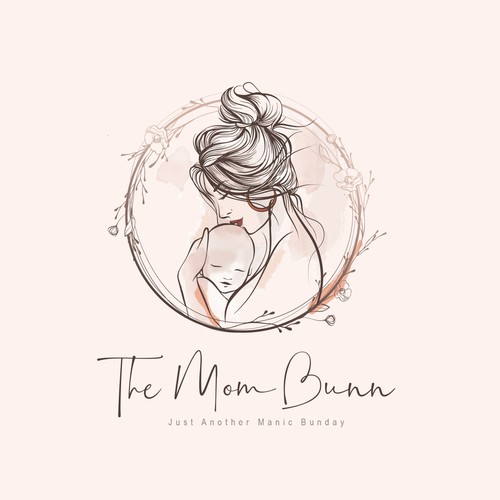 Unforgettable logo to appeal to woman. To relate to moms Design by moon.design