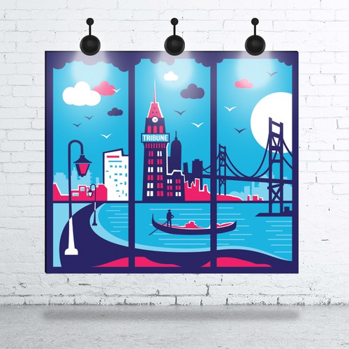 Community Contest: Create a great poster for 99designs' new Oakland office (MULTIPLE WINNERS!) Diseño de georgedesigner