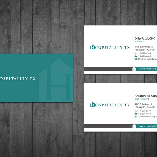 Design Business Card for a Hotel Development Company! Design by Tcmenk