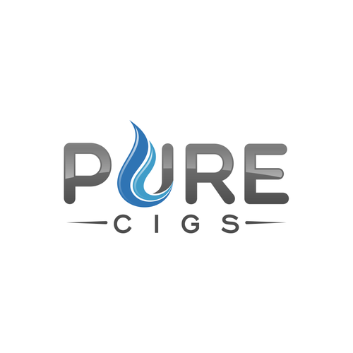 Create an updated logo design for PURE CIGS Design réalisé par Susmetoff