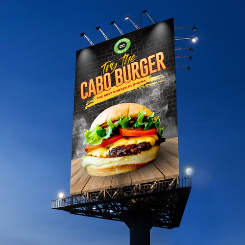 Billboard for Burger Company Design by Andy William