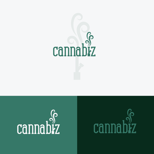 A fun but classy professional look for a cannabis business Design by Daylite Designs ©