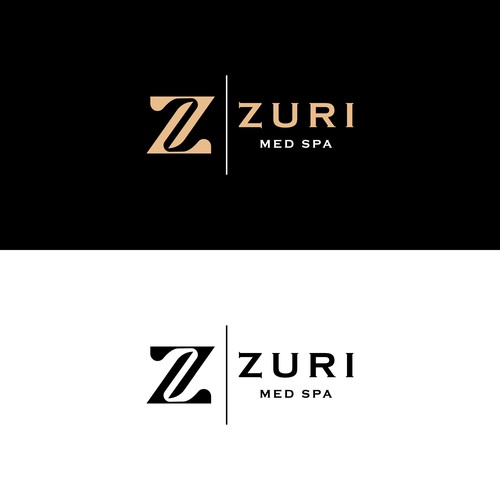 Zuri Med Spa Logo Diseño de MysteriousStudio