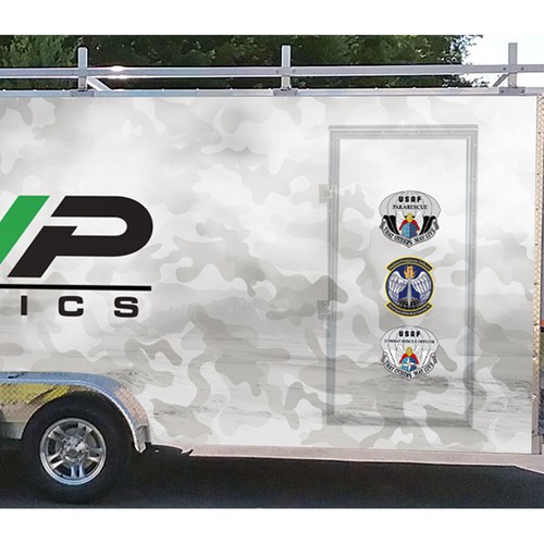 DESIGN A TRAILER WRAP FOR MILITARY ROBOTS - MVP ROBOTICS Design by RockPort ★ ★ ★ ★ ★