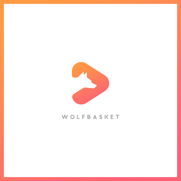 Design by Mohammad Amiri titled "WolfBasket - Logo design"
