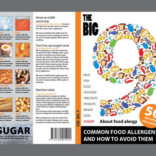 Book Cover for food allergy book Design by Yes Designs