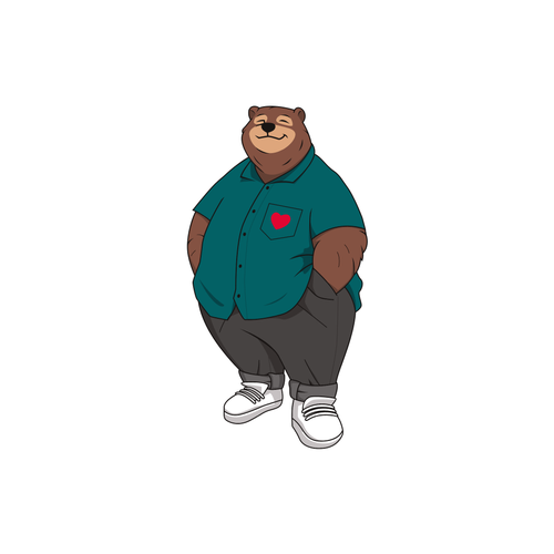 Yeah I know, another Bear design. But Let's make this one is special with Love. Design réalisé par do'ane simbok