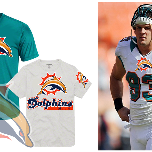 99designs community contest: Help the Miami Dolphins NFL team re-design its logo! Design by shyne33