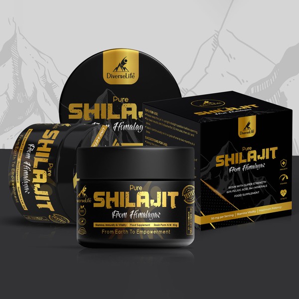 Design by usama.gfx titled "Shilajit Packaging Design"