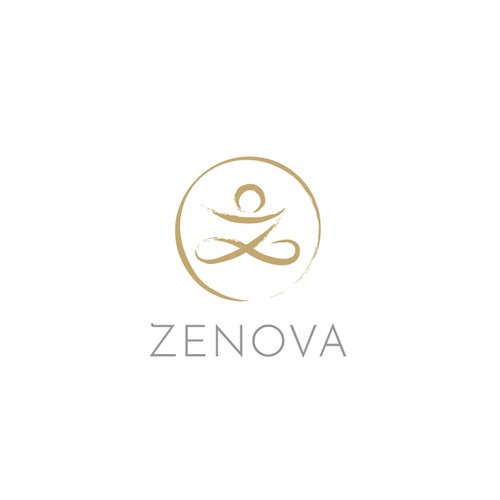 Zenova Logo: Revolutionary suite of health and wellness mobile apps Diseño de Tri Hartono