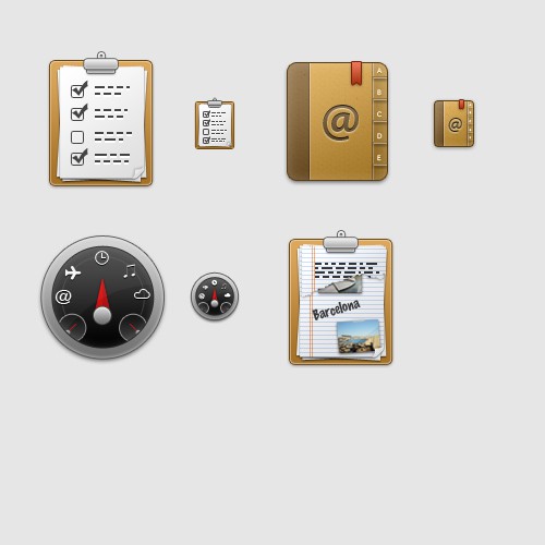 Vector Icons for Iphone app Design por brewowski design
