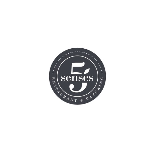 Restaurant logo to stimulate 5 senses Design by Th_orr