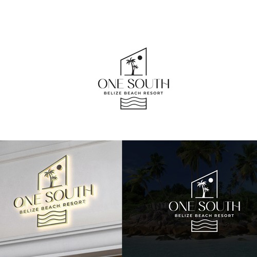"Belize Hotel Brand -Caribbean" winning Logo design